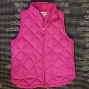 J Crew Quilted Puffer Vest